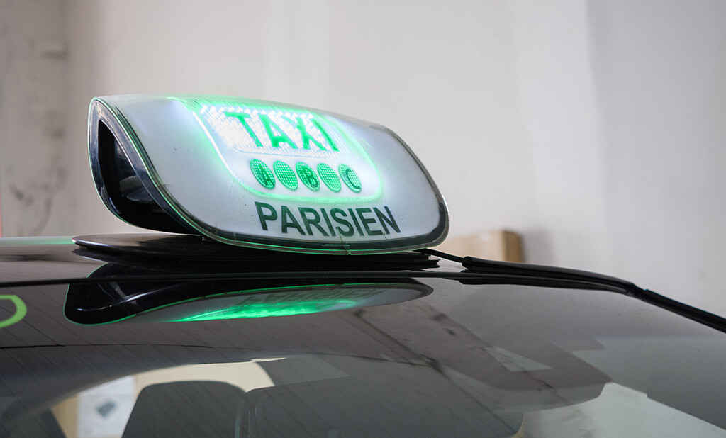 Vente de lumineux taxi Île-de-France